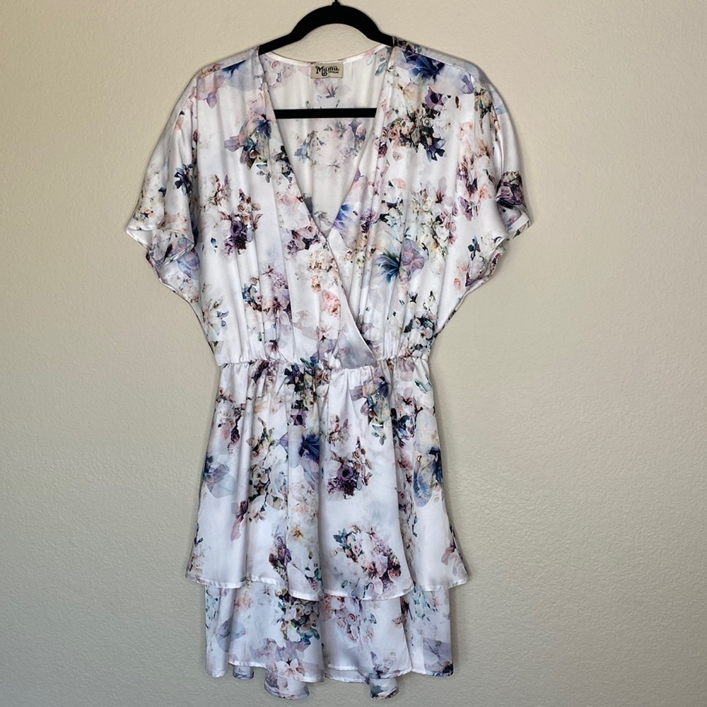 Show me Your Mumu dress medium women’s floral tiered